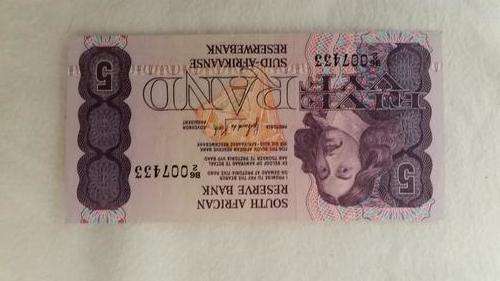 G DE KOCK - R5  Note in Uncirulated condition