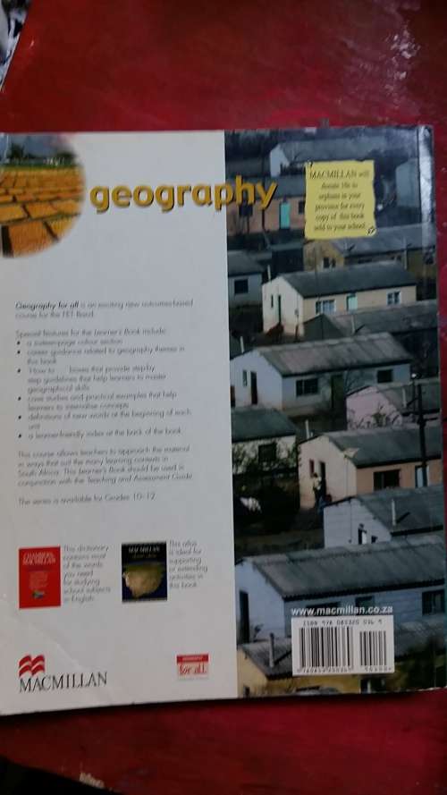 GEOGRAPHY FOR ALL GRADE 12 LEARNERS BOOK