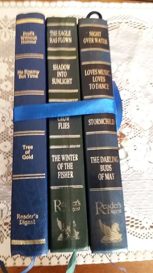 SET OF 3 VINTAGE BOOKS FOR READING OR DECOR