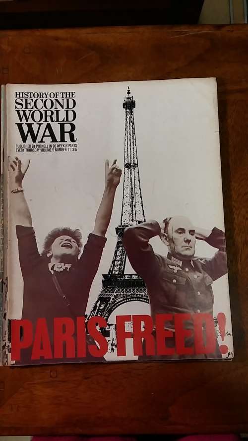 HISTORY OF THE SECOND WORLD WAR SERIES : SET OF 5 COLLECTABLE MAGAZINES ON WW2