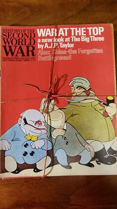 HISTORY OF THE SECOND WORLD WAR SERIES : SET OF 5 COLLECTABLE MAGAZINES ON WW2