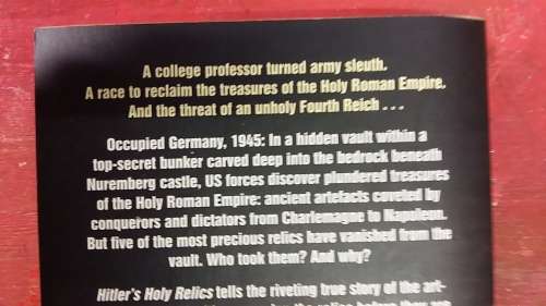 HITLER'S HOLY RELICS by SIDNEY KIRKPATRICK