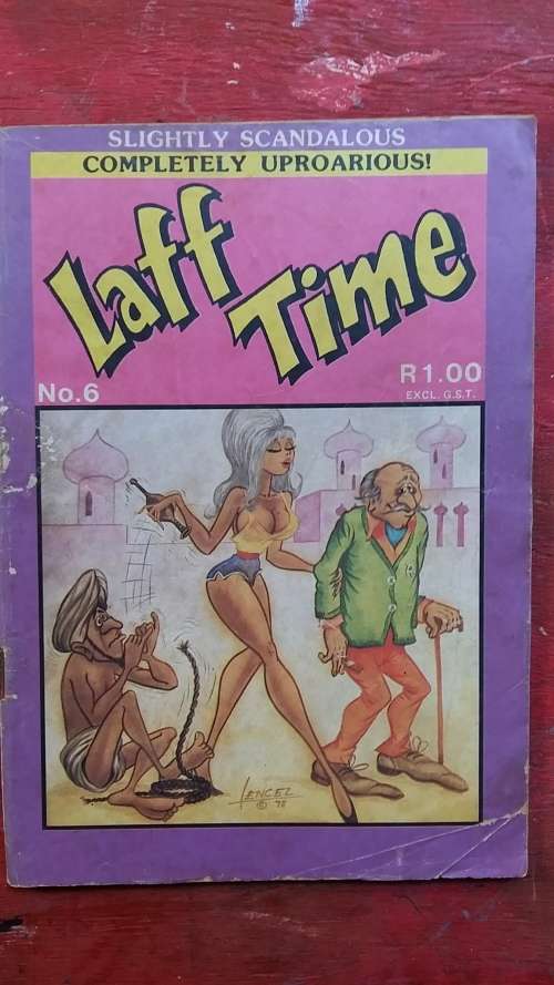 SET OF 4 COLLECTABLE LAFF TIME BOOKS FROM THE 1980'S BY LENCEL