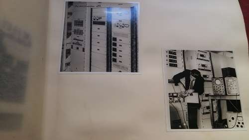 ALBUM OF BLACK & WHITE PHOTOGRAPHS DEALING WITH THE RHODESIAN COMMUNICATIONS SYSTEM