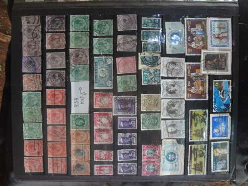 Stamp collection in Albums 1600 stamps 17 covers from South Africa and all over the world