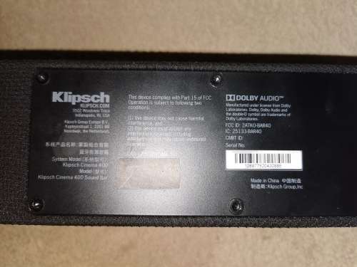 Klipsch cinema 400