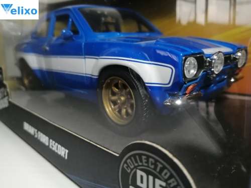Fast and Furious Diecast Brians 1970 Ford Escort MK1 Scale 1/24 JADA