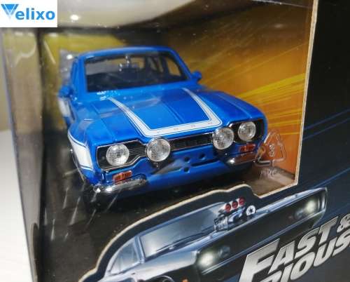 Fast and Furious Diecast Brians 1970 Ford Escort MK1 Scale 1/24 JADA