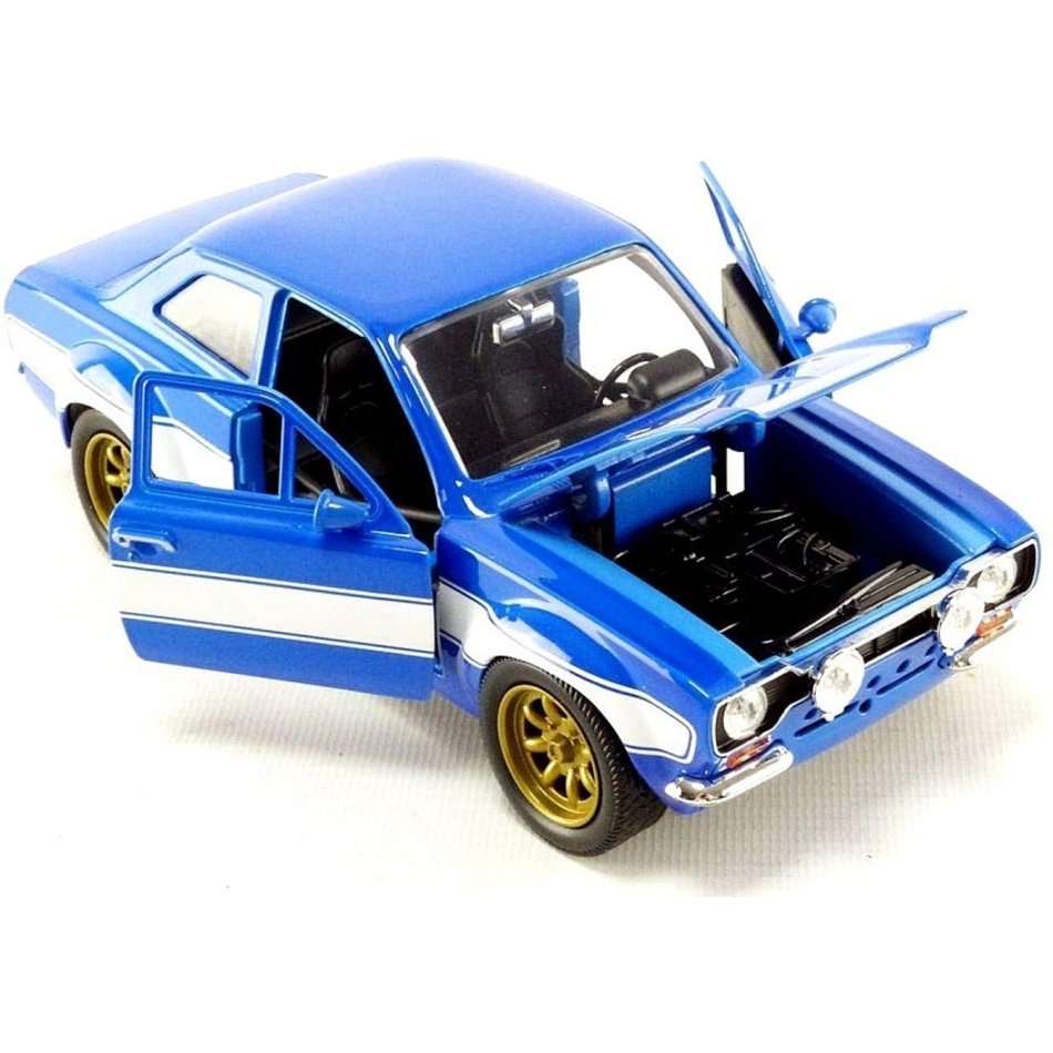 Fast and Furious Diecast Brians 1970 Ford Escort MK1 Scale 1/24 JADA