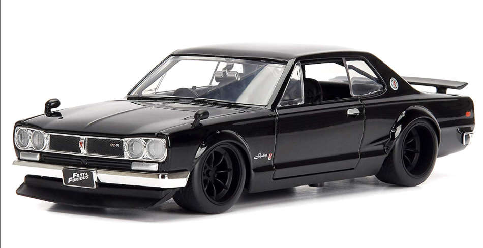 Fast and Furious Diecast Brians 1971 Skyline 2000 GT-R Scale 1/32 JADA