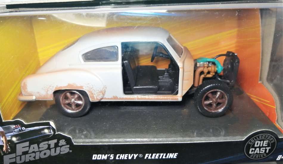 Fast and Furious Diecast Doms 1950 Chevy Fleetline Scale 1/32 JADA