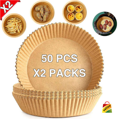 Airfryer Paper Liners Air Fryer Basket Parchment (2 PACKS)