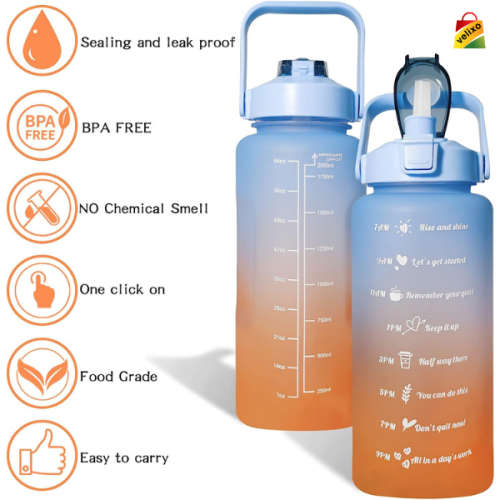 Motivational Water Bottles 3 Piece Set