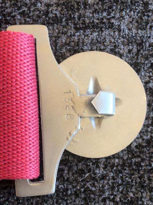 Recce stable belt, Numbered