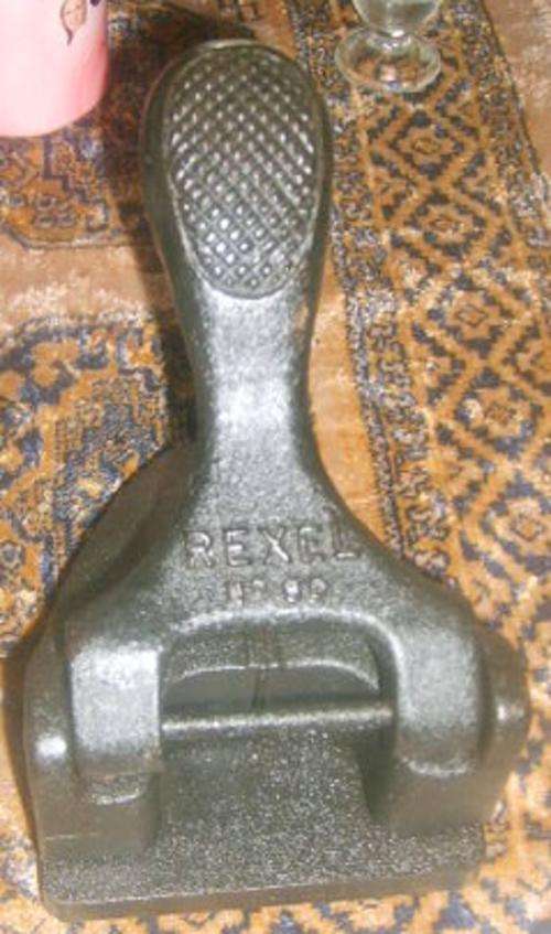 vintage cast iron rexel 2 hole punch