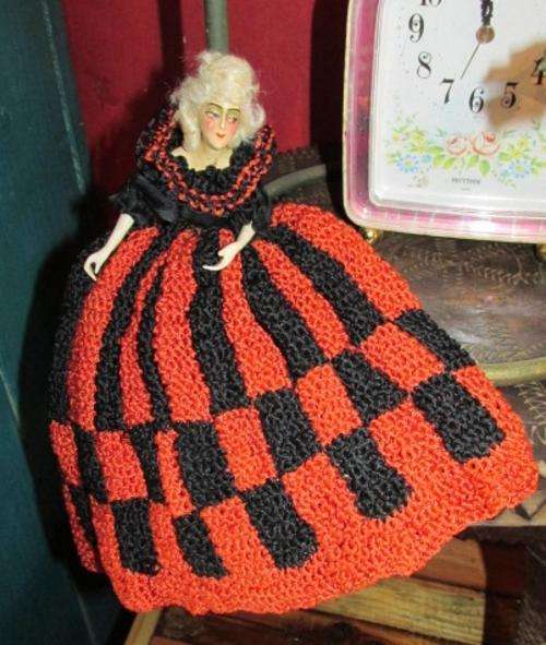 1930's Half Doll Tea Cosy - WOW!!!