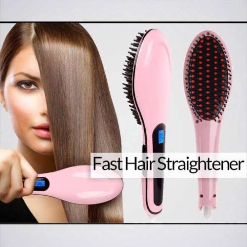 FAST HAIR STRAIGHTENER WITH LCD