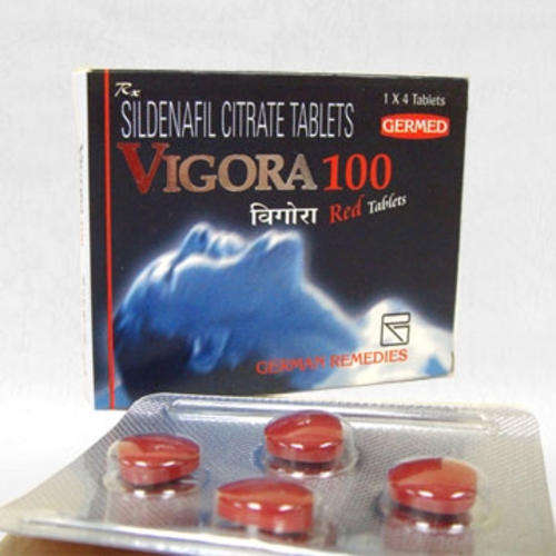 VIGORA ERECTILE TABLETS  100MG - PACK OF 4