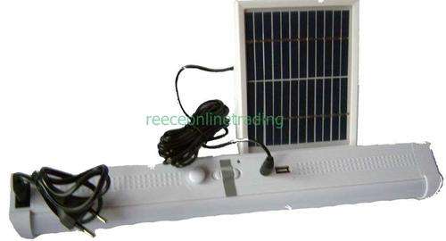 AUTOMATIC ON RECHARGEABLE EMERGENCY LED TUBE LIGHT WITH SOLAR PANEL