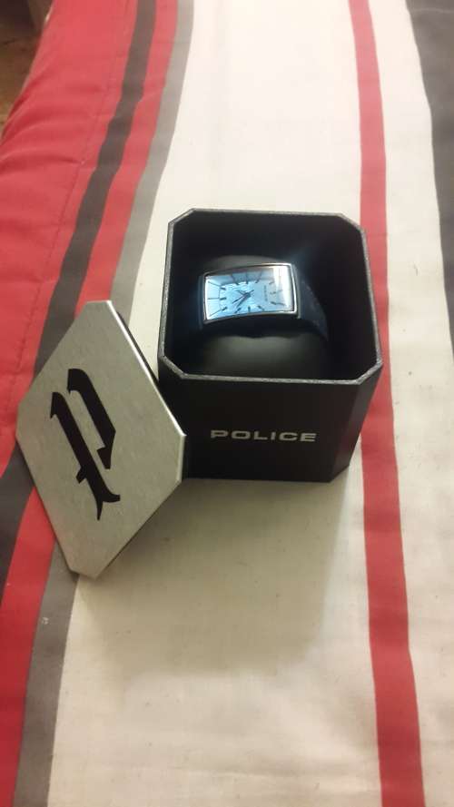 Police Vintage Blue Watch