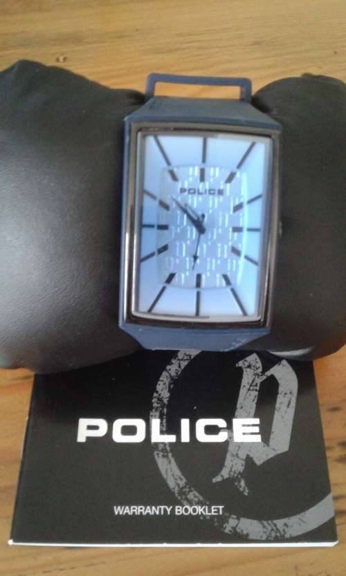 Police Vintage Blue Watch