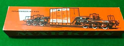 MARKLIN HO. BOXED. HEAVY LOAD WAGON.