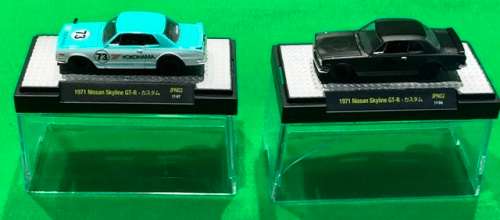 2 X NISSAN SKYLINE'S 1:64