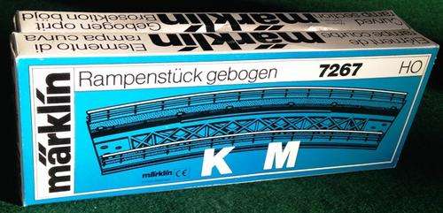 MARKLIN CURVED RAMPS 7267 PRICE PER EACH