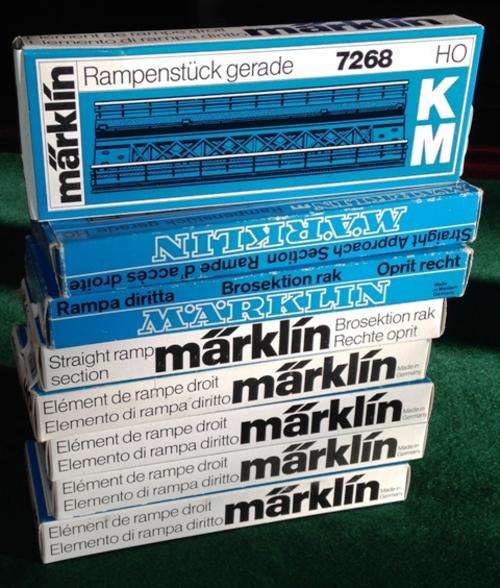 MARKLIN STRAIGHT RAMPS 7268 PRICE PER EACH