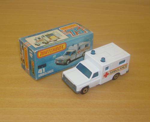 Matchbox Superfast No.41e Ambulance (Boxed)