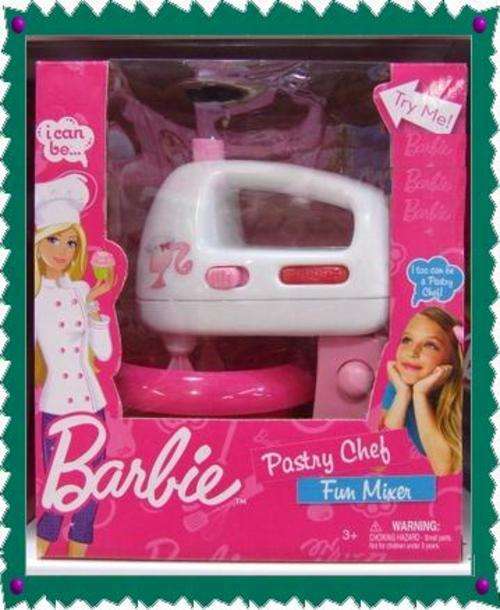 NEW!!!  BARBIE *** Pastry Chef *** Fun Mixer *** Ages 3+
