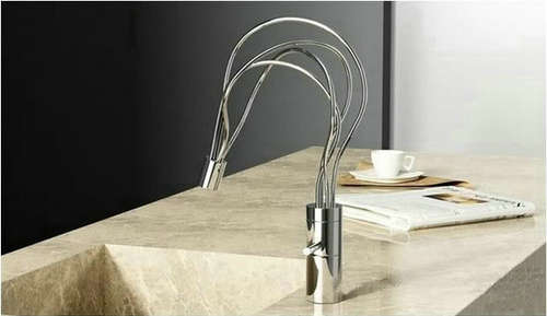 Unique Bathroom Tap Tristed chrome MixerTap sink faucet