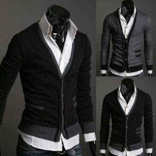 R599***   New Arrival !!  Men three colour to choose/  one piece coat