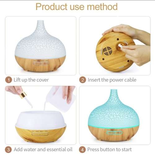 Decorative wooden diffuser / humidifier