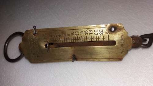 The Billy Balance Vintage Pocket scale 25 Lbs Made in Germany