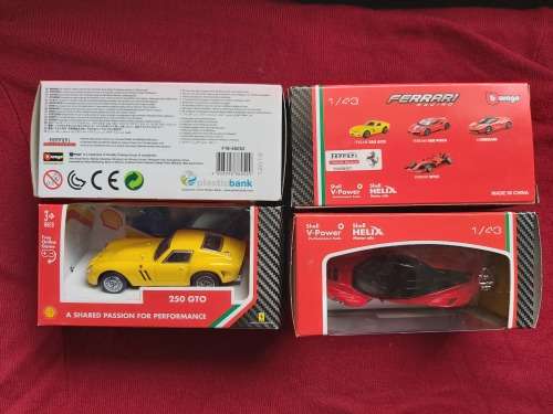 Shell Ferari Promotional Special Edtion Toy Collection full set of 4