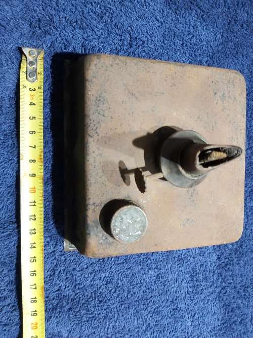 Beautiful vintage tin parafin lamp