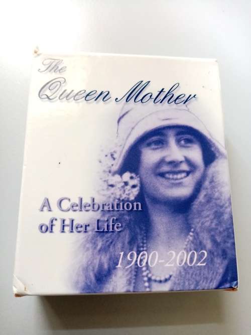 1 TROY OUNCE 999.9 PROOF SILVER 5 DOLLAR COIN OF QUEEN MOTHER-AUSTRALIAN MINT