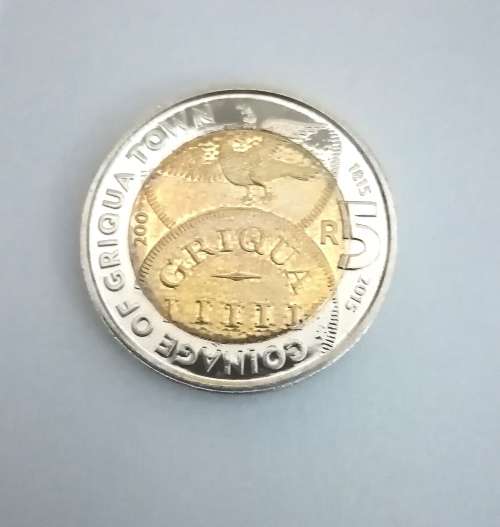 ***LAST CHANCE***GRIQUA - COINAGE OF CAPE TOWN R5 COIN 1815-2015