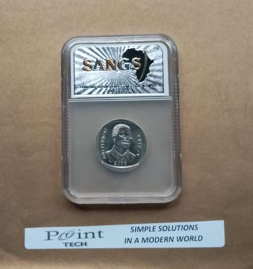 SANGS AU50 - 2000 SOUTH AFRICA R5 MANDELA REVERSE