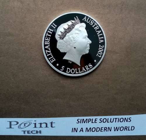 1 TROY OUNCE 999.9 PROOF SILVER 5 DOLLAR COIN OF QUEEN MOTHER-AUSTRALIAN MINT