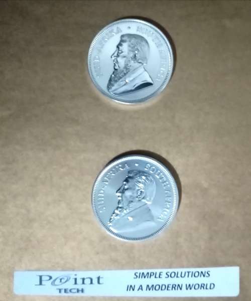 2 X 1 OZ SILVER KRUGERRANDS