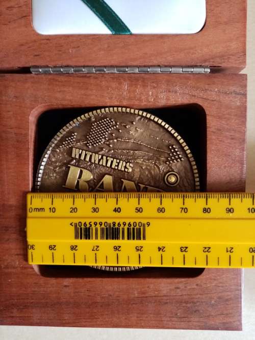 80MM ALLOY WITH 0.2 GRAM OF 24 CT GOLD INLAY (COMES IN A WOODEN BOX WITH C. O. A.) - ONLY 300 MADE