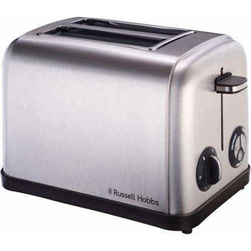 RUSSELL HOBBS STAINLESS STEEL 2 SLICE TOASTER