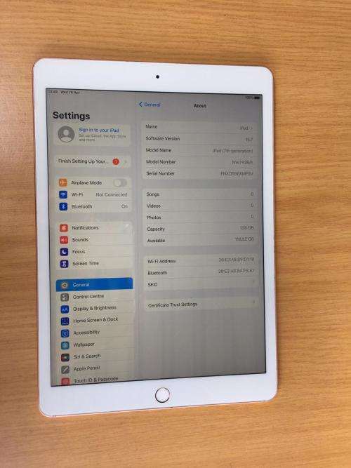 iPad 7th Generation 128GB - Rose Gold