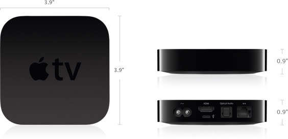 Apple TV - 3rd Generation - NO REMOTE