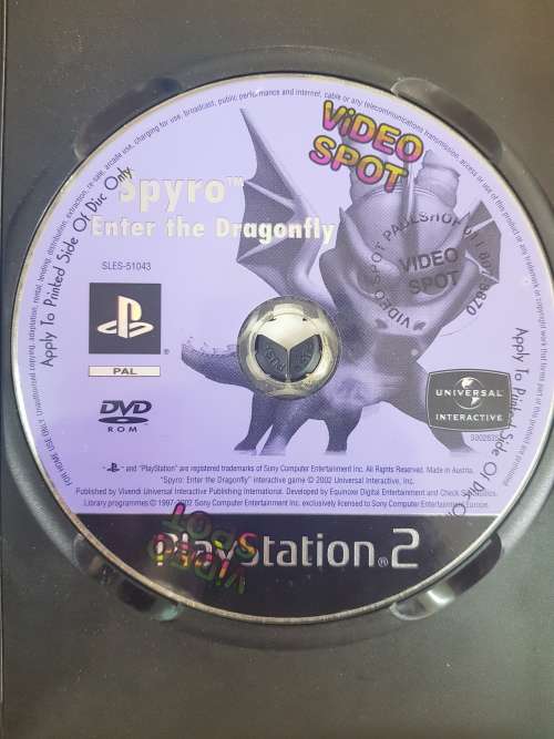 Spyro: Enter the Dragonfly- Ps2