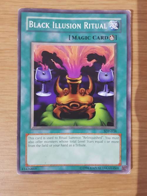 Black Illusion Ritual- YuGiOh Card