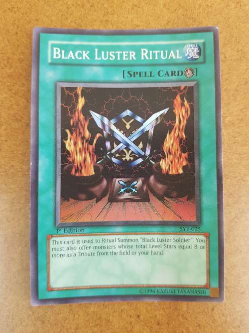 Black Luster Ritual 1st Ed.- YuGiOh Card