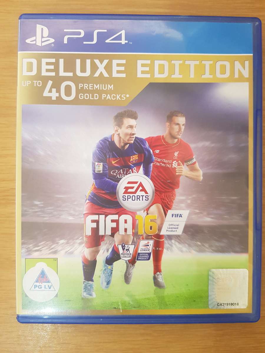 Fifa 16 (Deluxe Ed.)- Ps4- Complete